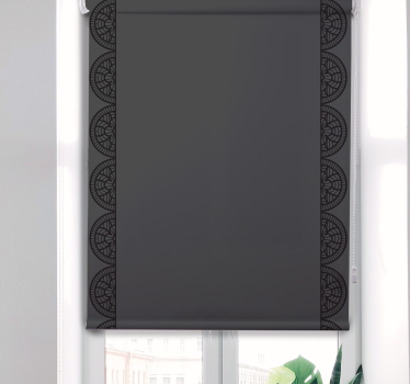 Circular Geometric Motif texture and pattern blind - TenStickers