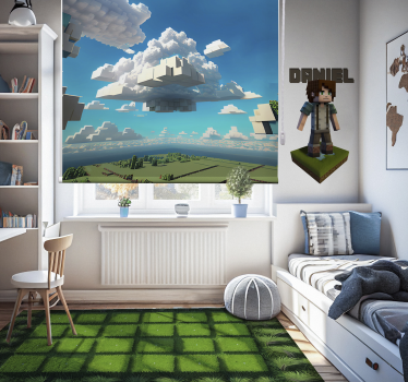 Sky of cubes Kids blind - TenStickers