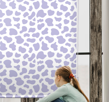 Spotted Purple Pattern childrens blind - TenStickers