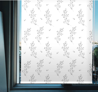 Subtle blossom motif flower blind - TenStickers