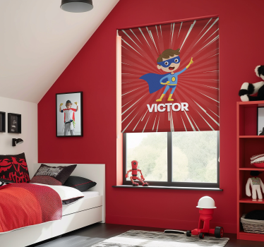 Super kid custom printed window roller blind - TenStickers