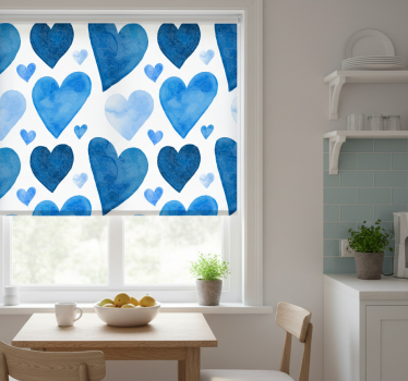 Sweet hearts kitchen blind - TenStickers