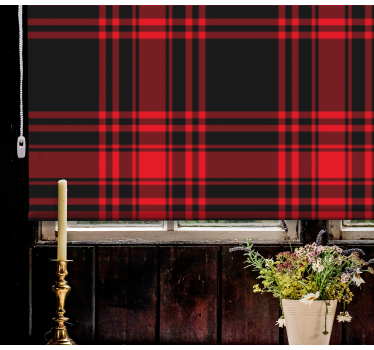 Tartan pattern texture and pattern blind - TenStickers