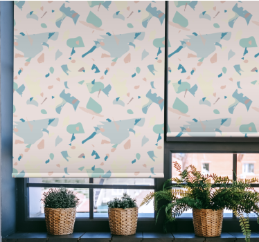 Texture and pattern blind abstract shapes design - TenStickers