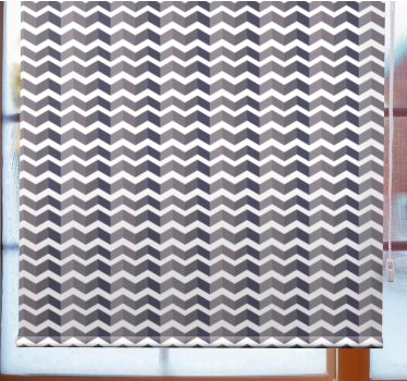 Texture and pattern blind chevron design trend - TenStickers
