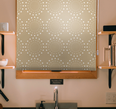 Texture and pattern blind circular dots design - TenStickers