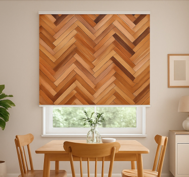 Texture and pattern blind classic oak herringbone - TenStickers