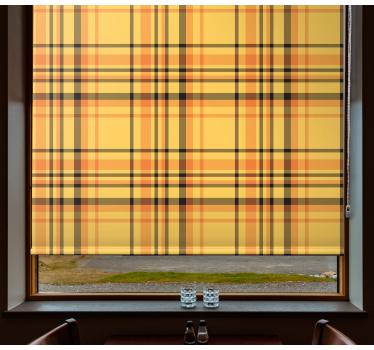 Texture and pattern blind classic plaid design - TenStickers