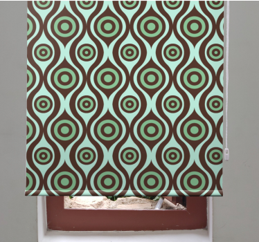 Texture and pattern blind concentric circular design - TenStickers
