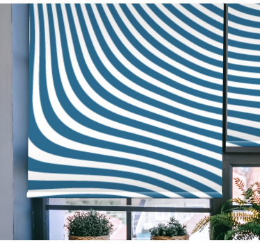 Texture and pattern blind fluid stripe design - TenStickers