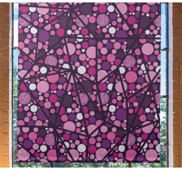 Texture and pattern blind geometric bubble design - TenStickers