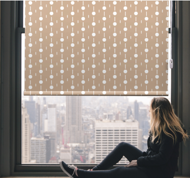 Texture and pattern blind geometric dot design - TenStickers