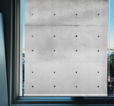 Texture and pattern blind in concrete inspired design - TenStickers