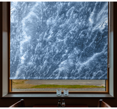 Texture and pattern blind in marble-inspired design - TenStickers