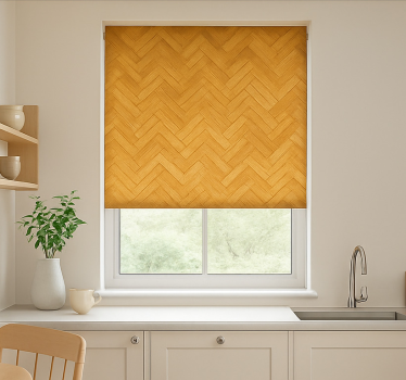 Texture and pattern blind interlocking oak design - TenStickers