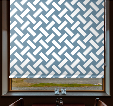 Texture and pattern blind interweaving linear design - TenStickers