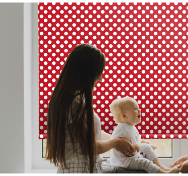 Texture and pattern blind polka dot design - TenStickers