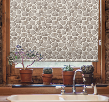 Texture and pattern blind stone pebble design - TenStickers