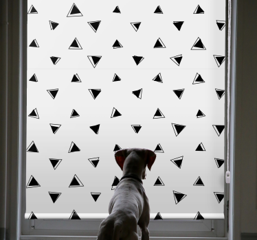 Texture and pattern blind triangular pattern design - TenStickers