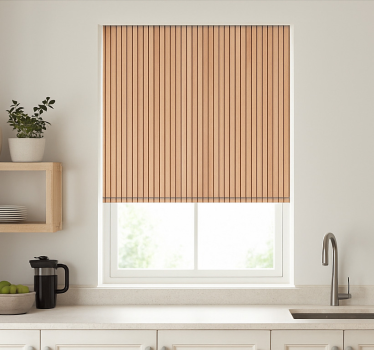 Texture and pattern blind vertical light cedar slats - TenStickers