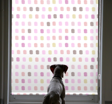 Textured Square Motif texture and pattern blind - TenStickers