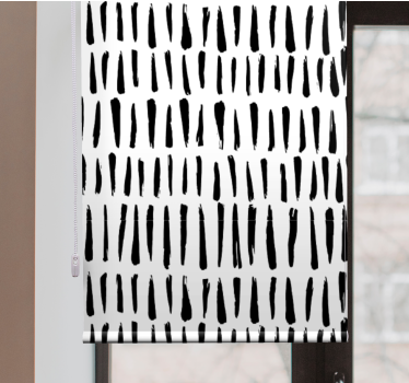 Vertical Black Strokes texture and pattern blind - TenStickers