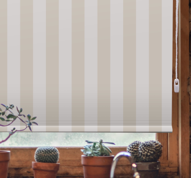 Vertical stripes "Hamptons" Blind elegance - TenStickers