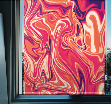 Vibrant Swirling Patterns texture and pattern blind - TenStickers