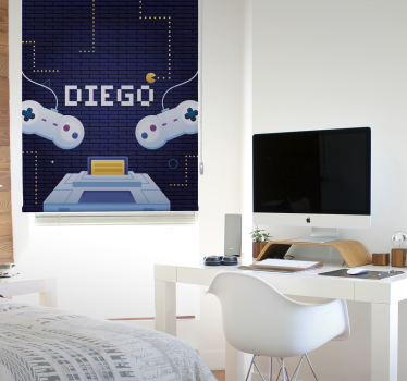Videogames Personalized blind - TenStickers
