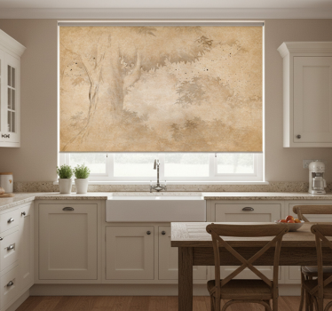 Vintage rainforest landscape kitchen blind - TenStickers