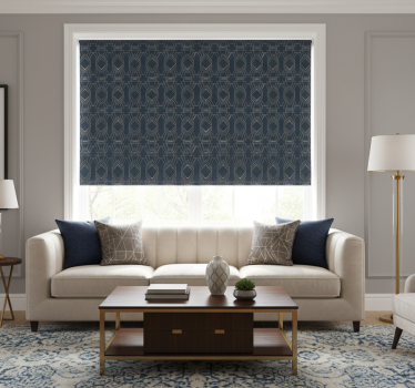 Vintage roller blind art deco diamond - TenStickers