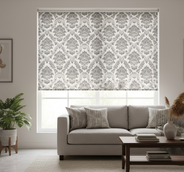 Vintage roller blind classic floral design - TenStickers