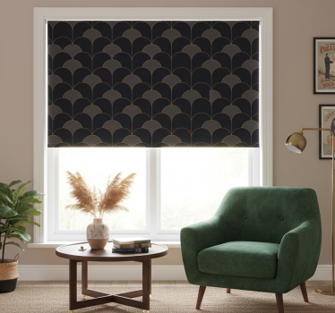 Vintage roller blind with 1920s arch design - TenStickers