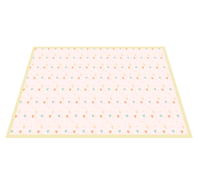 Heart shape  Vinyl placemats - TenStickers