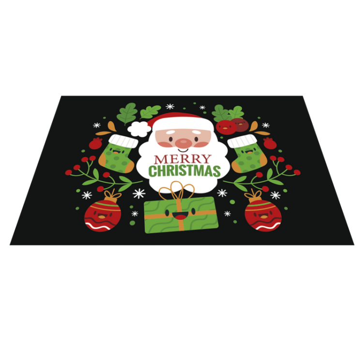 Santa Claus Christmas placemats - TenStickers