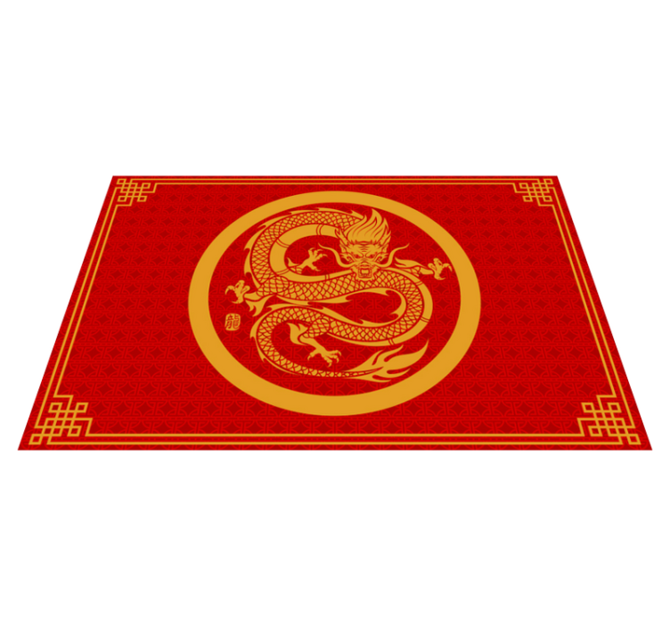 Chinese Dragon elegant placemats - TenStickers