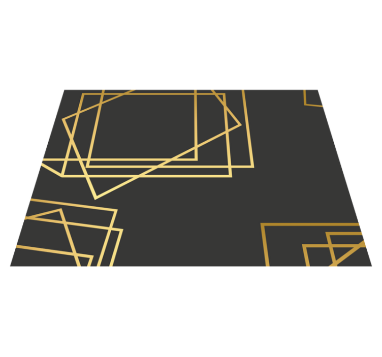 Geometric shapes elegant placemats - TenStickers
