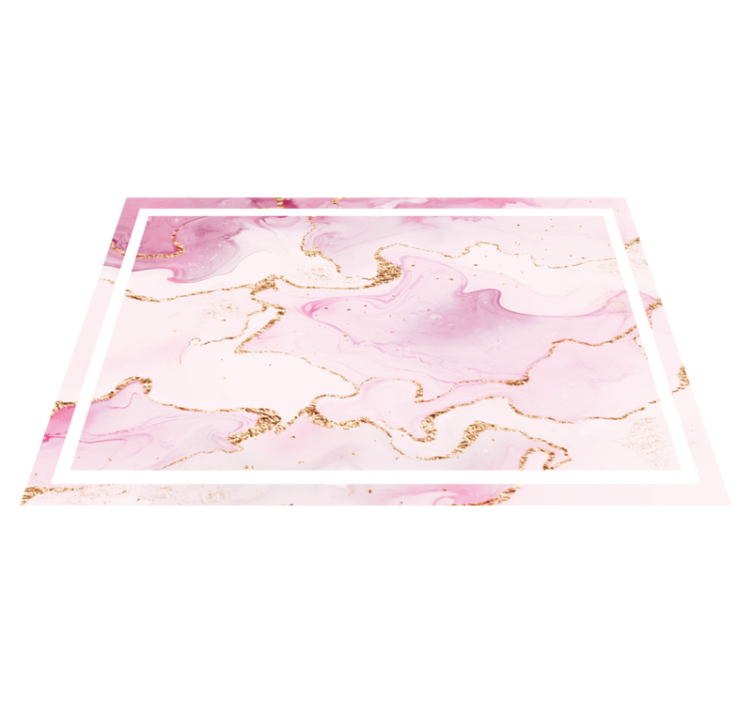 Rose gold marble textured placemats - TenStickers