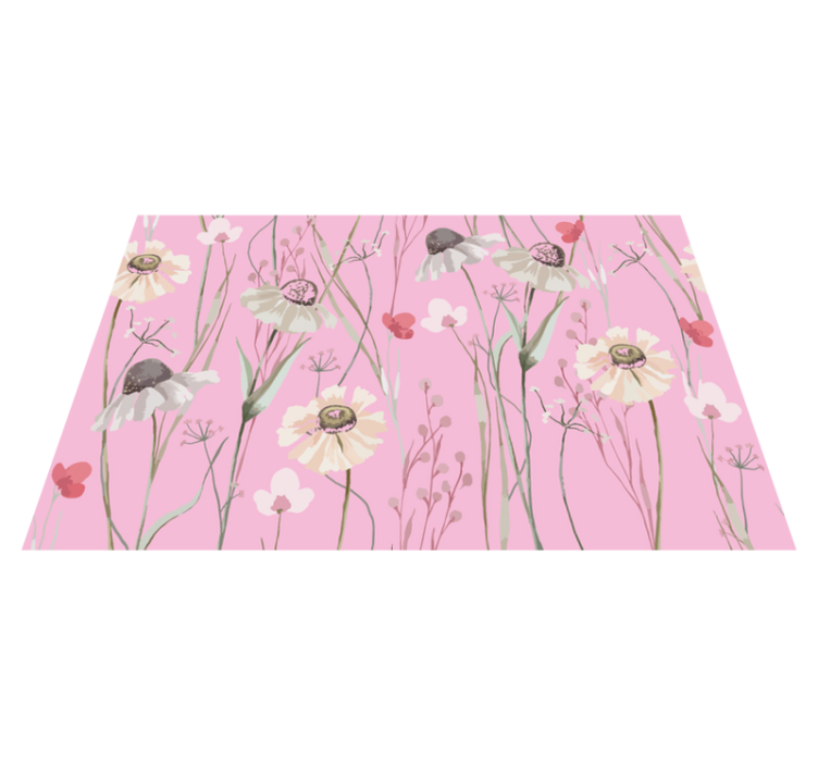 Pink pastel colors pattern original placemats - TenStickers