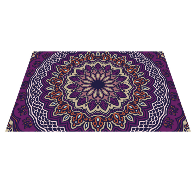 Colorful stripes fiber imitation placemats - TenStickers