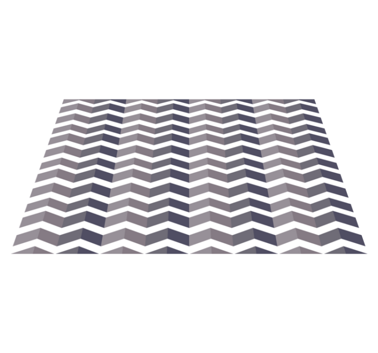 Black and white zig zag original placemats - TenStickers