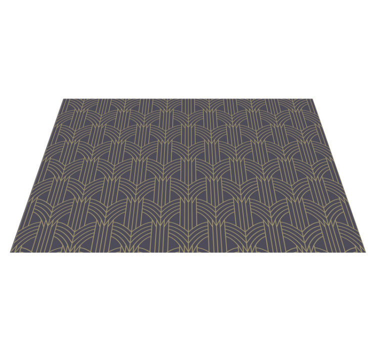 "Art Deco" style geo pattern elegant placemats - TenStickers