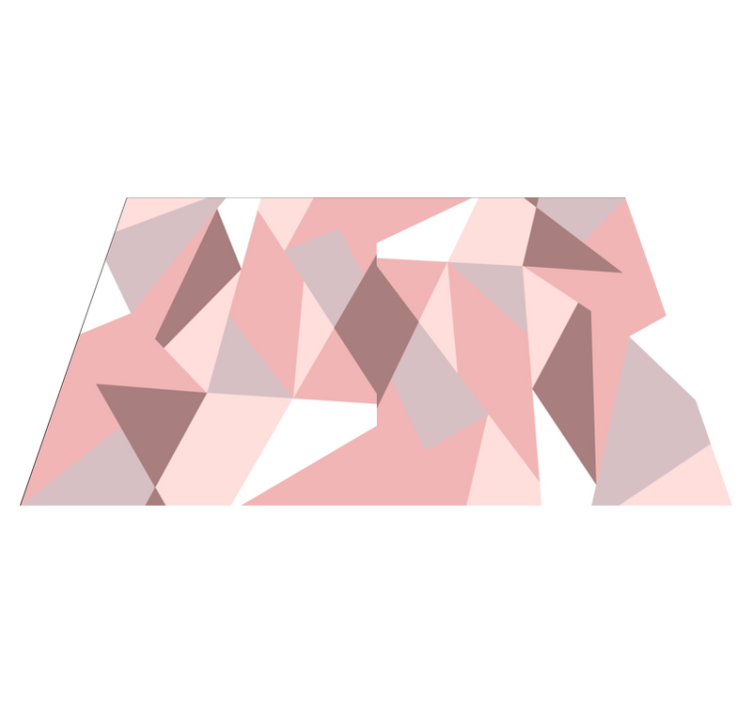 Geometric Shapes Background modern placemat - TenStickers