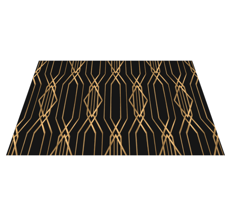 Geometric  square design vinyl placemats - TenStickers