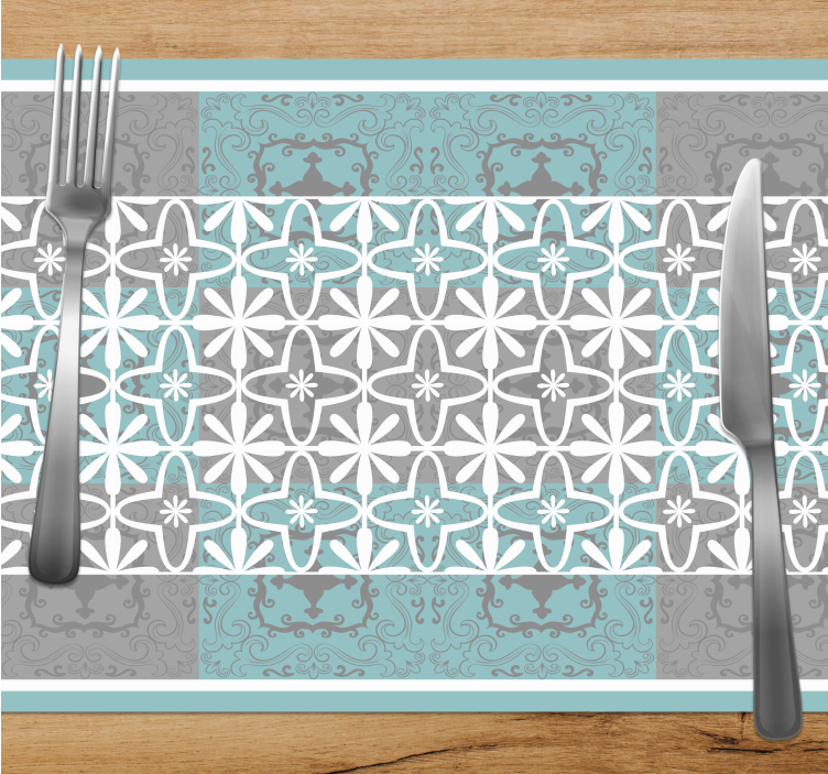 Chic botanical motif placemat - TenStickers