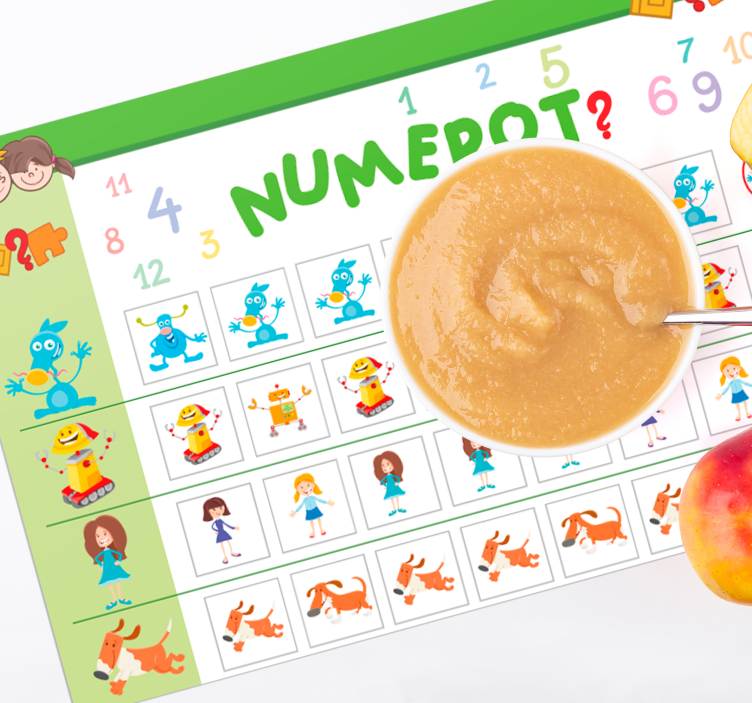 Children placemat colorful learning mat - TenStickers