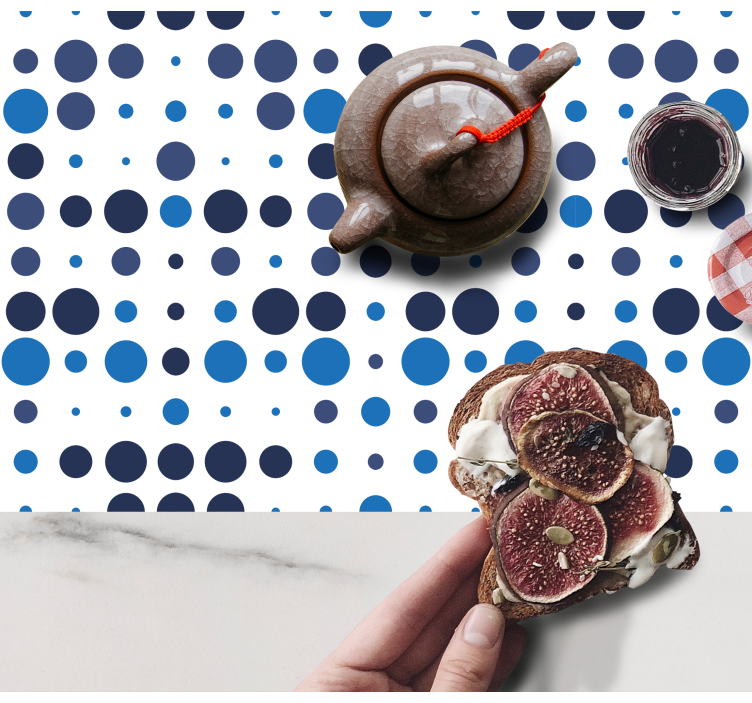 Circle pattern surface placemat - TenStickers