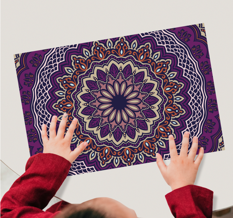 Colorful stripes fiber imitation placemats - TenStickers