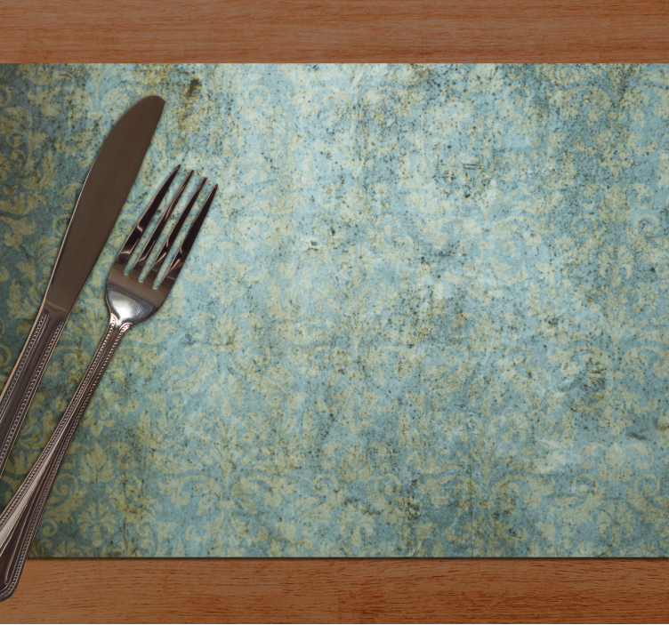 Elegant vintage motif placemat - TenStickers