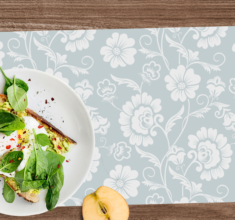 Floral motif arrangement placemat - TenStickers